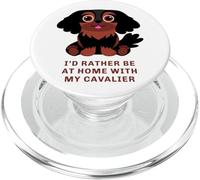 Cavalier King Charles Spaniel Nero e Tan PopSockets PopGrip per MagSafe