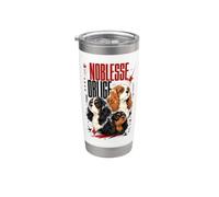 Cavalier King Charles Spaniel Noblesse Oblige Bicchiere termico in acciaio inox doppia parete
