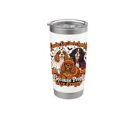 Cavalier King Charles Spaniel perché le persone sono inquietanti Bicchiere termico in acciaio inox doppia parete