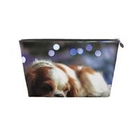 Cavalier King Charles Spaniel Piccolo Spaniel, Borsa da toilette Borsa per trucco Borsa per cosmetici Borsa da toilette da viaggio portatile