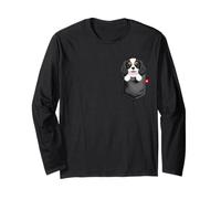 Cavalier King Charles Spaniel Pocket Puppy Lover, Simpatico Cane Maglia a Manica