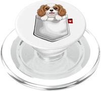 Cavalier King Charles Spaniel Pocket Puppy Lover, simpatico cane PopSockets PopGrip per MagSafe