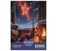 Cavalier King Charles Spaniel Puzzle 1000 Pezzi Collezione D'arte Colore Cute Pets Regalo Giocattolo Colorato Per La Famiglia Per Adulti E Bambini Da 12 Anni Puzzle 70x50cm/1000pcs