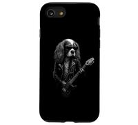 Cavalier King Charles Spaniel Suonare Chitarra Musica Rock Cane Custodia per iPhone SE (2020) / 7/8
