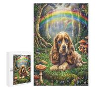 Cavalier King Charles SpanielPuzzle 1000 Pezzi Giochi Da Tavolo Intelligenti Familiare Cocker Rainbow Per Amici E Parenti Rilassamento Pressione Ridotta Idea Regalo Natale 2025 1000 PCS