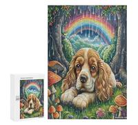 Cavalier King Charles SpanielPuzzle 300 Pezzi Per Famiglia E Amici Cocker Rainbow Rompicapo Relax Pressione Ridotta Giochi Da Tavolo Per Serate in Compagnia Regalo Natale 2025 300 PCS