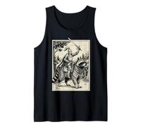 Cavaliere A Cavallo di Un Procione Rinascimentale Canotta