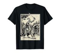 Cavaliere A Cavallo di Un Procione Rinascimentale Maglietta