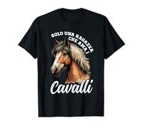 Cavaliere Barrel Racing Fantino Equitazione Cavalli Maglietta