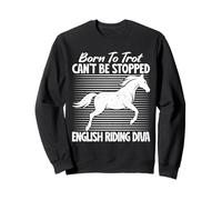 Cavaliere Born To Trot Horse Rider Felpa