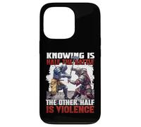 Cavaliere Buhurt Guerriero Motivo Bouhourt Hobby Giostra Custodia per iPhone 13 Pro
