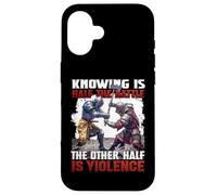 Cavaliere Buhurt Guerriero Motivo Bouhourt Hobby Giostra Custodia per iPhone 16