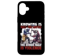 Cavaliere Buhurt Guerriero Motivo Bouhourt Hobby Giostra Custodia per iPhone 16 Plus