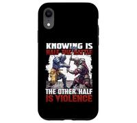Cavaliere Buhurt Guerriero Motivo Bouhourt Hobby Giostra Custodia per iPhone XR