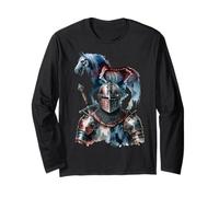Cavaliere Cavaliere Cavaliere Cavalli Armatura Cavallo Maglia a Manica