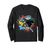 Cavaliere che tiene spada medievale cavalieri Ren Faire Jousting Maglia a Manica