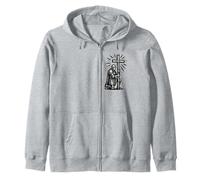 Cavaliere Cristiano con la Santa Croce di Gesù Cristo Felpa con Cappuccio