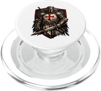Cavaliere Cristiano Templare Guerriero di Dio Crociato PopSockets PopGrip per MagSafe