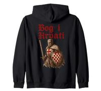 Cavaliere croato - Dio e i croati Felpa con Cappuccio