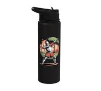Cavaliere Dabbing Posa Castello Medievale Stainless Steel Insulated Water Bottle