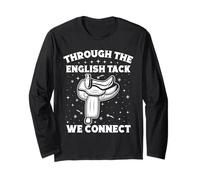 Cavaliere English Track We Connect Horse Rider Maglia a Manica