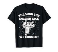 Cavaliere English Track We Connect Horse Rider Maglietta