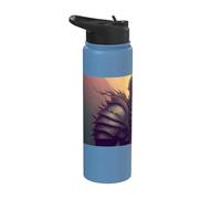 Cavaliere fantasy epico un eroe nell'ombra Stainless Steel Insulated Water Bottle