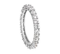 Cavaliere Gioielli Anello Veretta Eternity in argento 925 donna pietre bianche super luminoso (18)