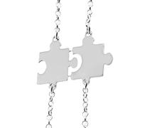 Cavaliere Gioielli Bracciale Puzzle Argento 925 Divisibile Spezzato per Coppia Fidanzamento Amore Personalizzato