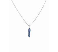 Cavaliere Gioielli Collana con Corno Cornetto Portafortuna Argento 925 Glitterato Rosso Blu Bianco Donna Uomo Ragazza Anallergico