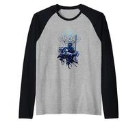 Cavaliere, Guerriero Drago, Design Medievale Maglia con Maniche Raglan