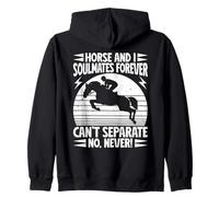 Cavaliere Horse And I Horse Rider Felpa con Cappuccio