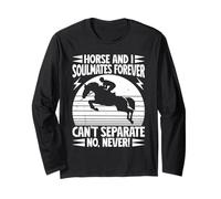 Cavaliere Horse And I Horse Rider Maglia a Manica