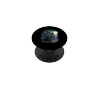 Cavaliere in temporale con pioggia PopSockets PopGrip Adesivo