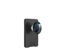 Cavaliere in temporale con pioggia PopSockets PopWallet per MagSafe