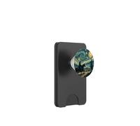 Cavaliere incappucciato in scena di crepuscolo stellato PopSockets PopWallet per MagSafe
