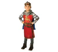 Cavaliere Medievale Costume King Prince Bambini Incoronazione Ragazzi