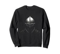 Cavaliere Medievale Testa Casco Art Felpa