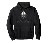 Cavaliere Medievale Testa Casco Art Felpa con Cappuccio