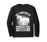 Cavaliere Miniature Horse Horse Rider Maglia a Manica