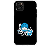Cavaliere polpo Guerrieri Medioevo Combattenti Spada Scudo Divertimento Custodia per iPhone 11 Pro Max