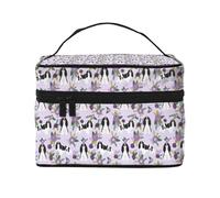 Cavaliere Re Carlo, Borsa per il trucco Borsa per cosmetici Borsa da toilette da viaggio portatile Astuccio per matite Astuccio da toilette