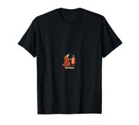 Cavaliere Regina Retro Fantasy Salsa Piccante Maglietta