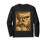 Cavaliere Scheletro Gotico Medievale surreale Fantasy Creatura Maglia a Manica