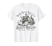 Cavaliere senza testa Sleepy Hollow Jack O Lanterna Halloween Maglietta