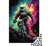 Cavaliere Spaziale Puzzle 1000 Pezzi per Adulti Universo Colorato Gioco di Puzzle Relax Arredamento Casa 38x26cm/1000pcs
