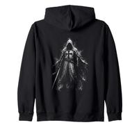 Cavaliere Templare con Cappuccio con Spada Dark Crusader Felpa con Cappuccio