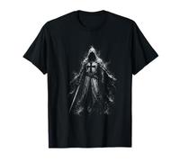 Cavaliere Templare con Cappuccio con Spada Dark Crusader Maglietta