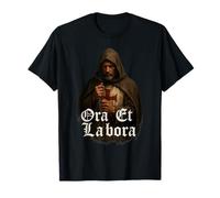 Cavaliere Templare Cristiano: Ora Et Labora Maglietta