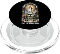 Cavaliere Templare Crociato Cattolico Madonna di Fatima PopSockets PopGrip per MagSafe